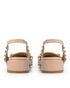 Zapatilla Nude Slingback Estoperoles 3572